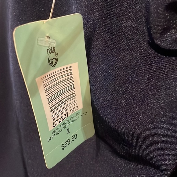 NWT Torrid blue one shoulder dress size - 2 - Picture 4 of 5